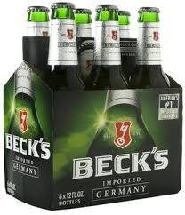 Becks Regular 6pk Bottles